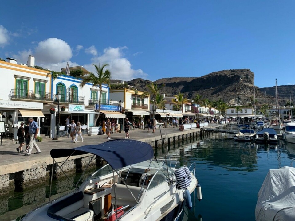 Puerto de Mogan på Gran Canaria.