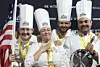 USA og Stefani De Palma vant Bocuse d'Or Americas 2024. Svenske Sebastian Gibrand (nummer to fra høyre) var coach.