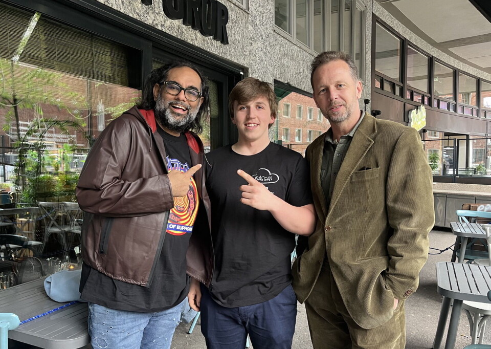 Gaggan Anand (fra venstre), William Wiland og Andreas Viestad. Gaggan Anand (fra venstre), William Wiland og Andreas Viestad.