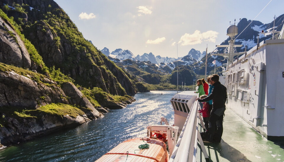 Hurtigruten blir eneste reiselivsmerkevare som deltar i prestisjeordningen Made in Norway. Her er MS Trollfjord i Trollfjorden. Hurtigruten blir eneste reiselivsmerkevare som deltar i prestisjeordningen Made in Norway.