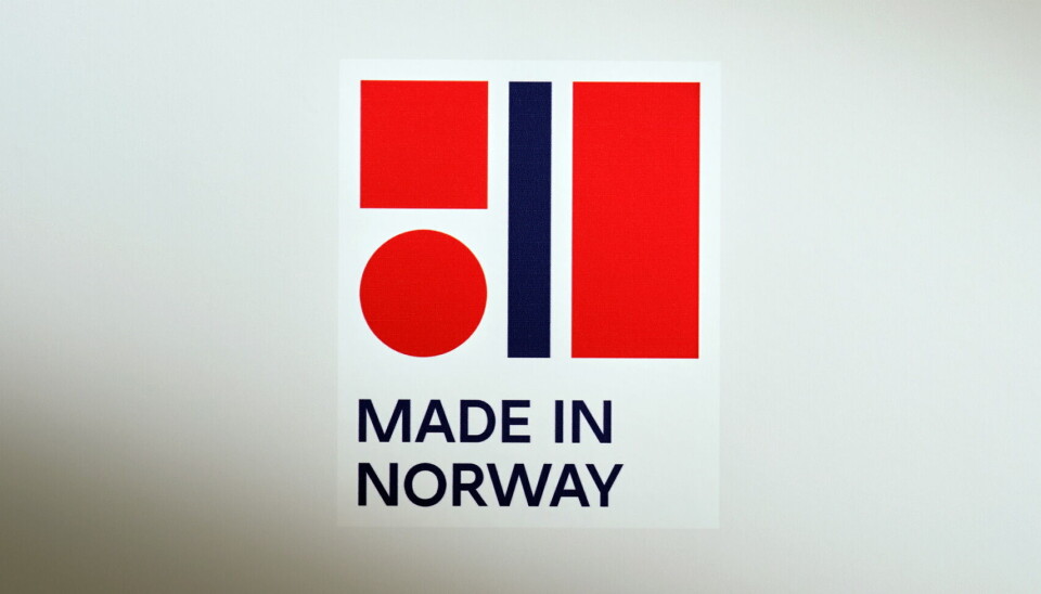 Slik ser det nye Made in Norway-merket ut. Slik ser det nye Made in Norway-merket ut.