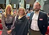 Britha Røkenes, Kjersti Aastad og Anders Aurmo på Næringsetatens utelivskonferanse 2024 i Oslo.