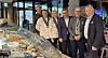 Godfisk og NKL med samarbeid. Fra venstre Christian Chramer (administrerende direktør for Norges Sjømatråd), Kyrre Dybdal (president i NKL), Rita Slettum Karlsen (visepresident i NKL), Jonny Berfjord (administrerende direktør for Norges Sildesalgslag), Svein Ove Haugland (administrerende direktør for Norges Råfisklag) og Espen Wasenius (daglig leder for NKL).