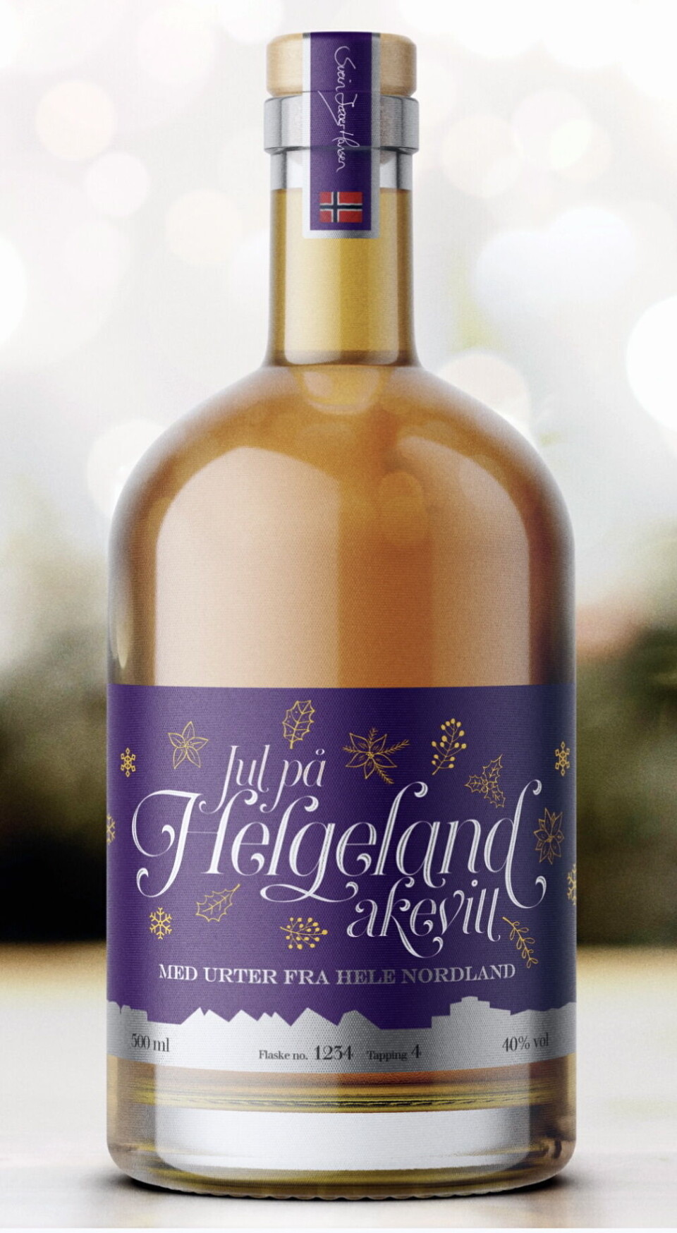 Den fjerde årgangen av Jul på Helgeland akevitt. Den fjerde årgangen av Jul på Helgeland akevitt.