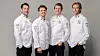 Norges team i Bocuse d'Or 2025 i Lyon. Fra venstre Christopher W. Davidsen (coach), Grunde Gillund (commis), Håvard Werkland (kandidat) og Geir Skeie (president).