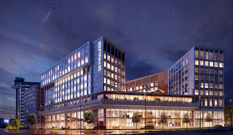Quality Hotel Skywalker på Arlanda skal etter planen åpnes i 2029. Quality Hotel Skywalker på Arlanda skal etter planen åpnes i 2029.