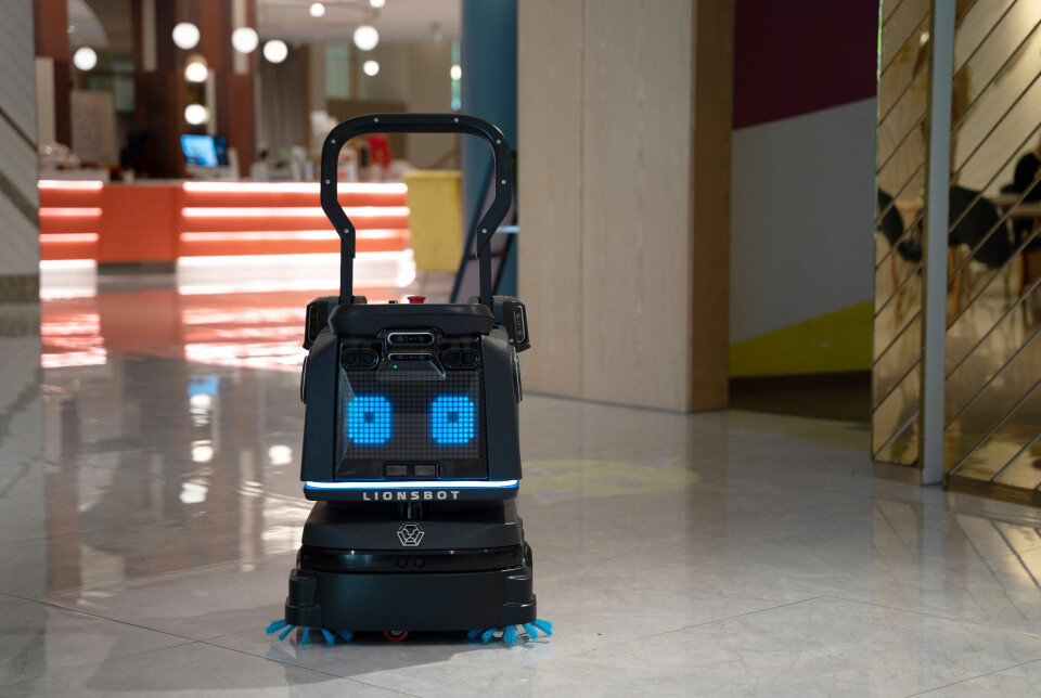 Norengros blir distributør av LionsBot i Norge LionsBot rengjøringsrobot