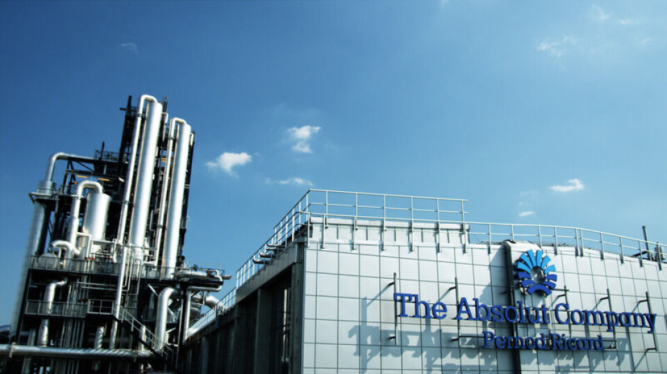 Absolut-destilleriet i Nöbbelöv, nær Åhus i Skåne. Absolut-destilleriet i Nöbbelöv, nær Åhus i Skåne.