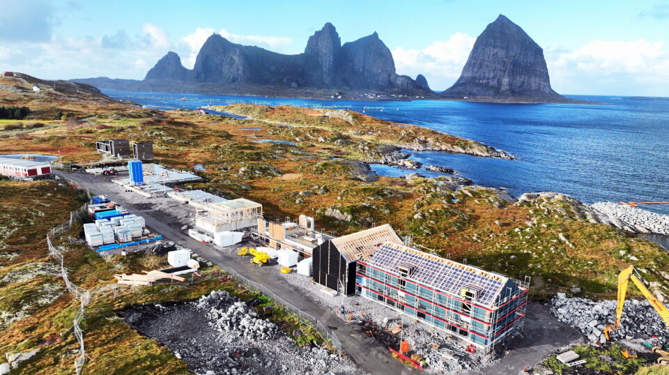 High-end-hotellet Ytri er nå under bygging på Træna, og skal åpnes våren 2026. High-end-hotellet Ytri er nå under bygging på Træna, og skal åpnes våren 2026