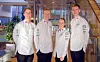 Trym Karlsen (nummer to fra venstre) er Norges deltaker i den europeiske kvalifiseringen til Global Young Chefs Challenge i Rimini i Italia førstkommende helg.