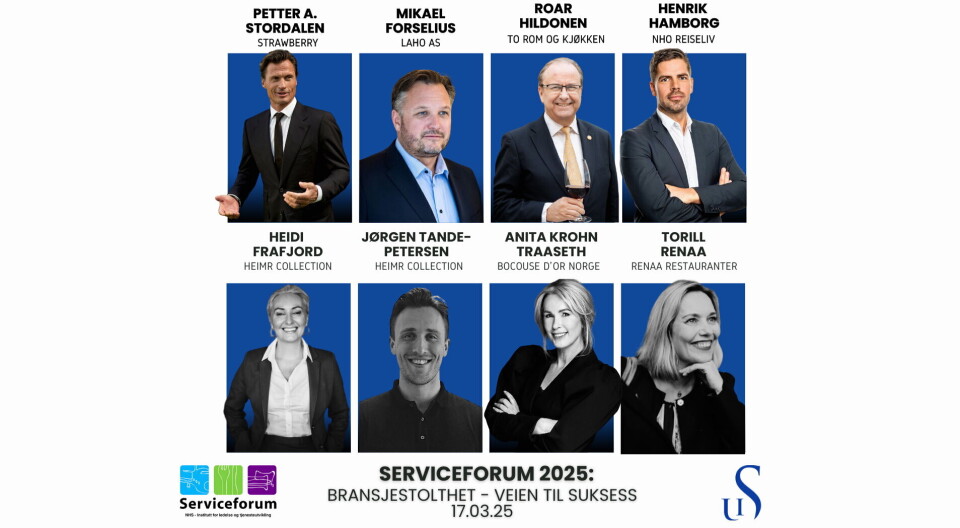 Dette er innlederne når Serviceforum 2025 arrangeres mandag 17. mars 2025. Dette er innlederne når Serviceforum 2025 arrangeres mandag 17. mars 2025.