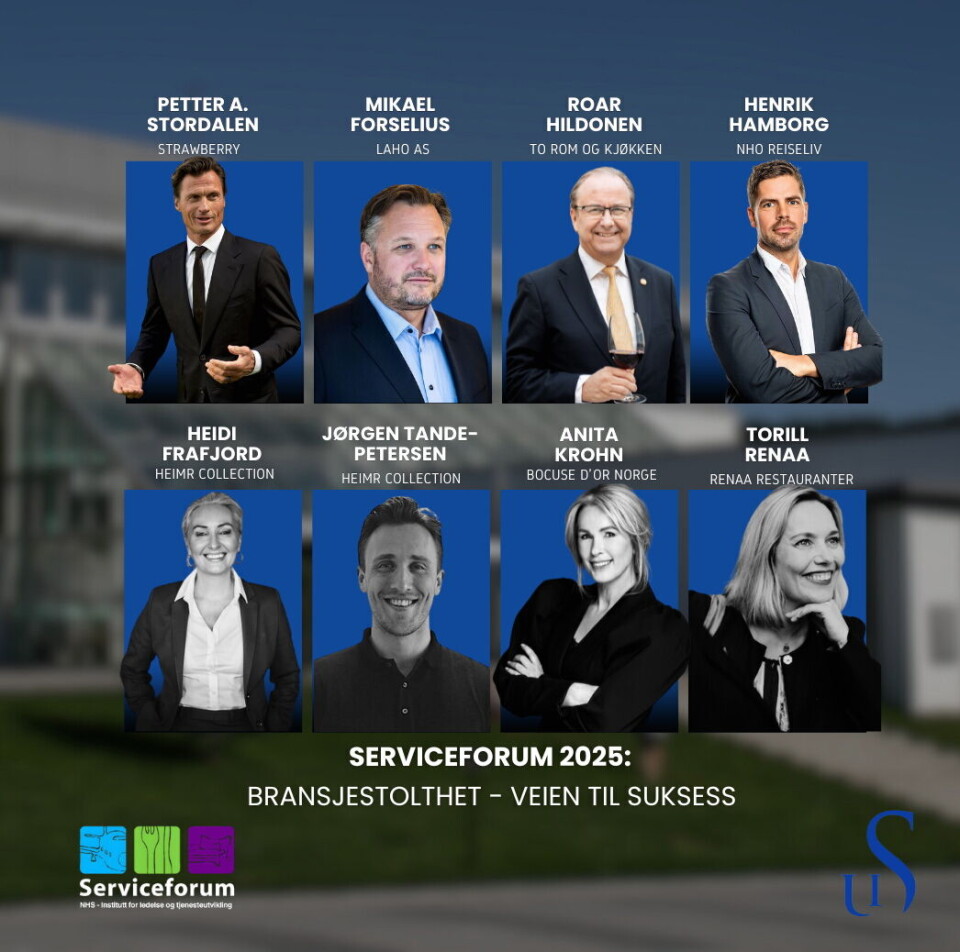 Foredragsholderne på Serviceforum 2025. Foredragsholderne på Serviceforum 2025.