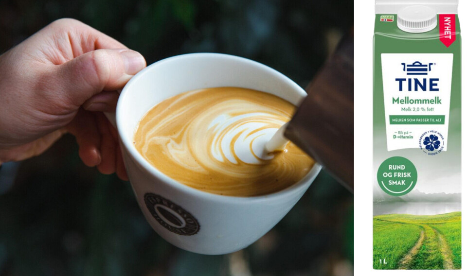 Espresso House og Tine har samarbeidet om nyheten Tine Mellommelk. Espresso House og Tine har samarbeidet om nyheten Tine Mellommelk.