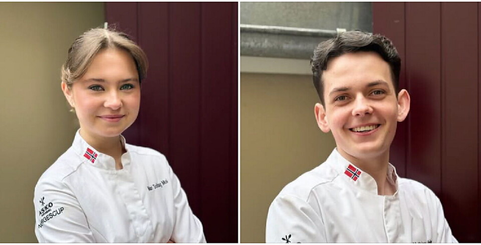 Mari Moi Solhaug og Mathias Johnsen fra Fyr Bistronomi & Bar sikret norsk kokkegull i nordisk mesterskapet for lærlinger. Mari Moi Solhaug og Mathias Johnsen fra Fyr Bistronomi & Bar sikret norsk kokkegull i nordisk mesterskapet for lærlinger.
