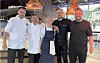 Team Fish Me i Oslo: Sondre Djukastein (daglig leder, fra venstre), Gediminas (ass. restaurantsjef), Sikke (kokk), Tore (kjøkkensjef Oslo) og Nenad (kjøkkensjef Bergen).
