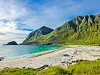 Hauklandstranda i Lofoten.