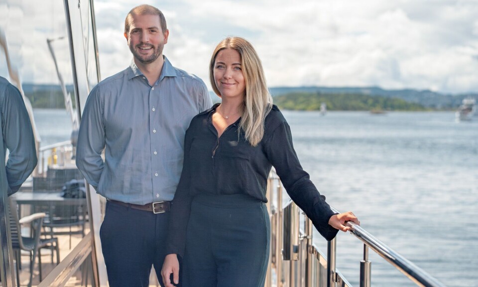 Espen Larsen-Hakkebo og Agnes Àrnadóttir, gründere av Brim Explorer. Espen Larsen-Hakkebo og Agnes Àrnadóttir, gründere av Brim Explorer.