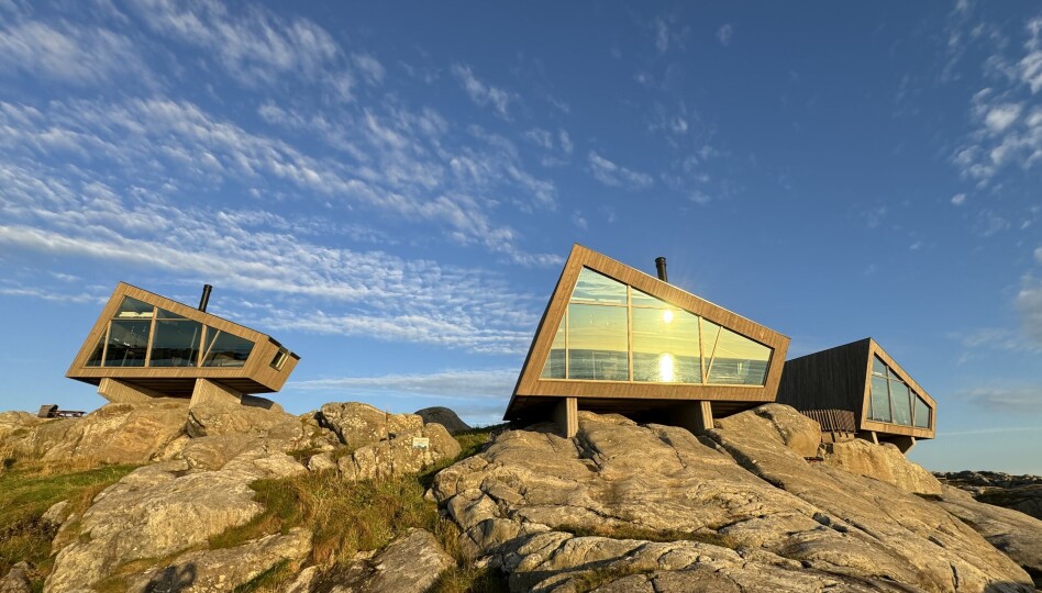 Panoramahyttene hyllet for vertskap og design