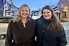 Arbeids- og inkluderingsminister Kjersti Stenseng og næringsminister Cecilie Myrseth under besøket i Tromsø.