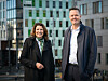 Sonja Horn, administrerende direktør i Entra og Philipp Engedal, administrerende direktør i Coop Norge