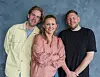 Ole Bjørn Sundsdal, Anette Fjelleng Hansen og Andreas Ingul, kokker i Matprat.