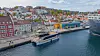 MS Brim ved kai i Vågen i Stavanger.