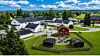 dronefoto av Skaslien Gjestgiveri