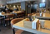 En trivelig frokostsal som vanligvis har plass nok.