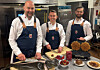 Christer Karlsson, Aron Espeland og Eirik Tufte er Norges landslagskokker. De serverer massesvis av sjømat.
