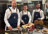 Christer Karlsson, Aron Espeland og Eirik Tufte er Norges landslagskokker. De serverer massesvis av sjømat.
