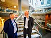 Torgrim Viken er hotelldirektør Johan Andre Skrede er hovedtillitsvalgt for Fellesforbundet. De samarbeider tett for å løfte arbeidsmiljø og få ned sykefraværet ved Scandic Ørnen.