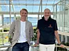 Nyansatt daglig leder for NBG On Trade i Norwegian Beverage Group, Kristian Esko Haraldsen (til venstre) sammen med administrerende direktør for NBG, Petter Wulff.
