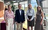 Lotte Ebbeskov («Nordic Procurement Category Manager» ho Telenor), Torbjørn Wist, (konserndirektør og «Group CFO» hos Telenor), Susanne Stenhager Åberg («CCO hos ISS Northern Europe) og Trine Høstmark Solhaug («Director Solution Sales» hos ISS Norge).