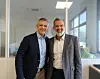 Christof Majer (til venstre) i «cisbox» og Laurent Guillot i Oxalys.