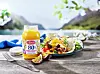 Enkelte perioder har denne nokså smale smaksvarianten solgt bedre enn bestselgeren jordbær. Smaken ble utviklet for å passe til helt andre brukssituasjoner som frokostbowls, til ost og til og med som tilbehør til taco.