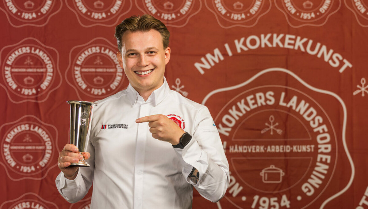 Sindre Hjelmseth vant NM i kokkekunst 2026