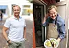 Sommelieren Erlend Årsbog (til venstre) og kokken Kenneth Haugeland står bak restauranten Malm i Arendal.