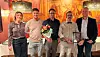 Fra venstre: Elise Korneliussen Isager, medlemsrådgiver i Nores, Steffen Angeltveit, Brakstad, Fabrizio Noriega, Brakstad, Kurt Svendsen, Brakstad og Alexander Hem Haaskjold, innkjøpssjef i Nores.