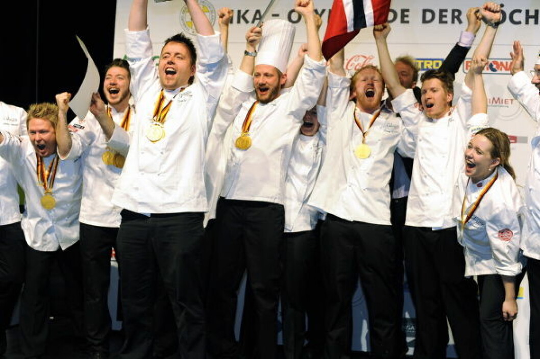 OL gull til Norge i Erfurt 2008! (Foto: Tom Haga)