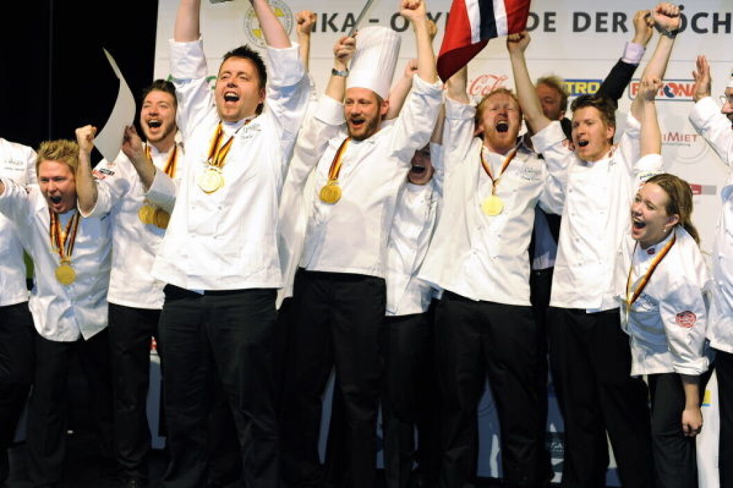 OL gull til Norge i Erfurt 2008! (Foto: Tom Haga) OL gull til Norge i Erfurt 2008! (Foto: Tom Haga)