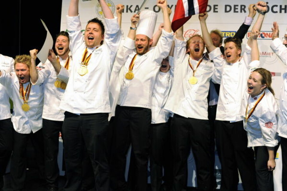 OL gull til Norge i Erfurt 2008! (Foto: Tom Haga)