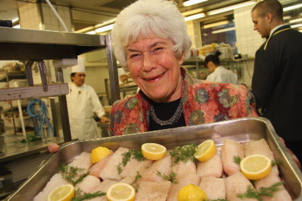 Ingrid Espelid Hovig med fisk nett4 Ingrid Espelid Hovig med fisk nett4
