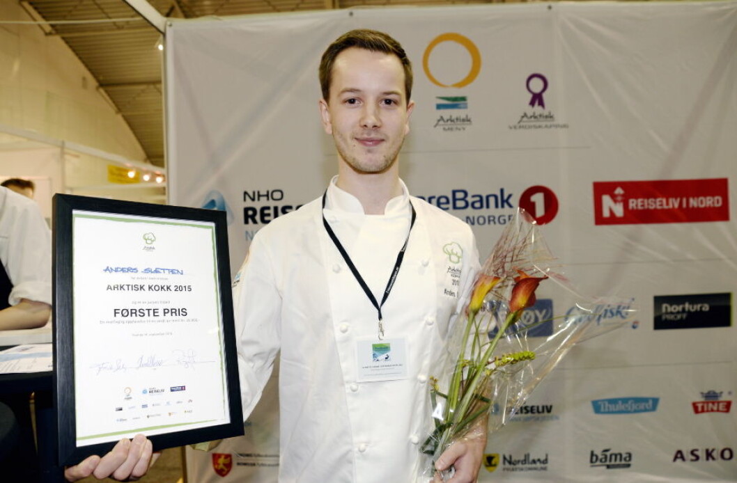 Arktisk Kokk 2015: Anders Sletten. Arktisk Kokk 2015: Anders Sletten.