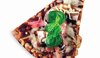 Lag pizza med Leksand knekkebrød