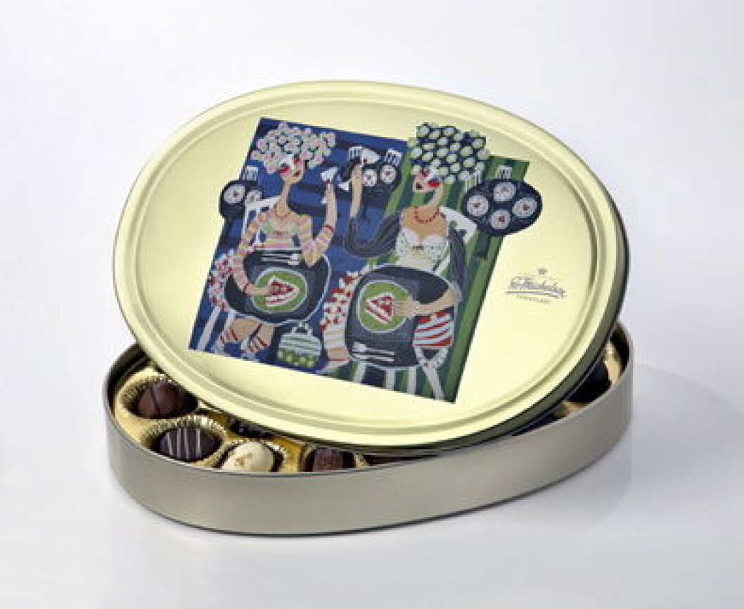 Sv. Michelsen sjokolade kunstdåsen 2011 Sv. Michelsen sjokolade kunstdåsen 2011