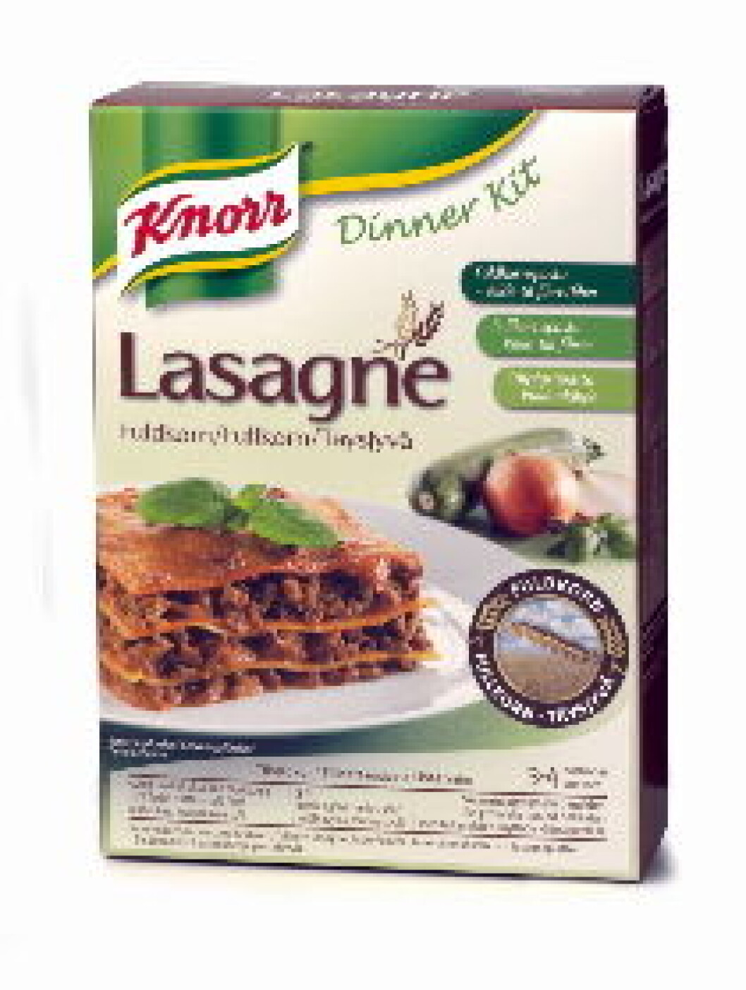 Knorr fullkornslasagne nett Knorr fullkornslasagne nett