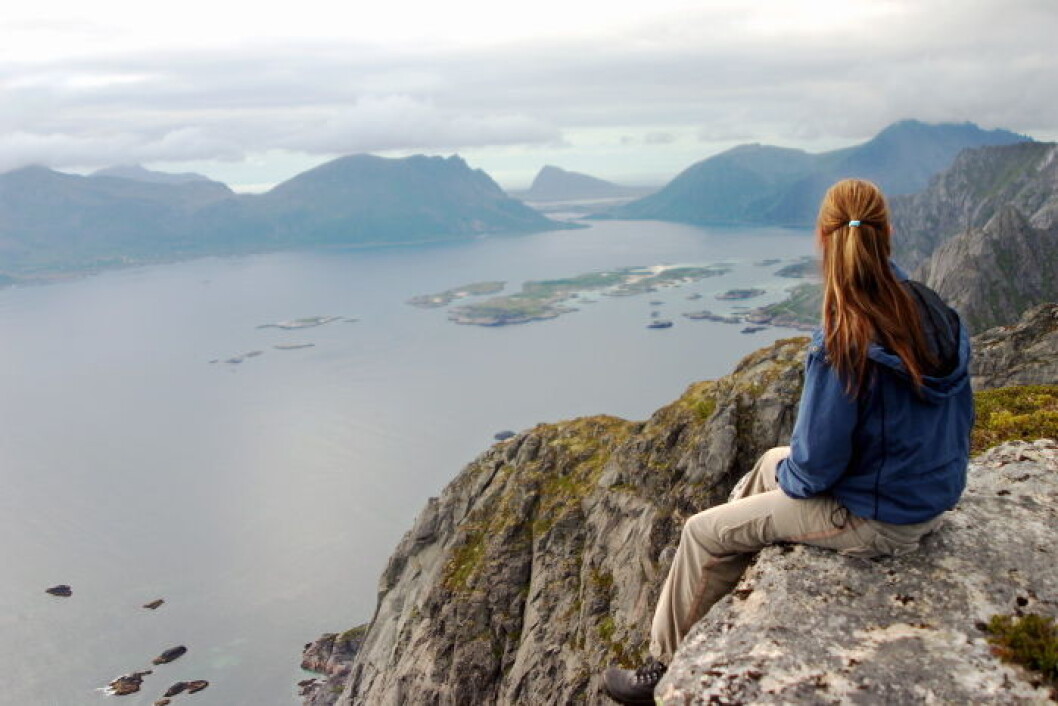 Ferie illustrajon Lofoten Festvågtind2 Ferie illustrajon Lofoten Festvågtind2