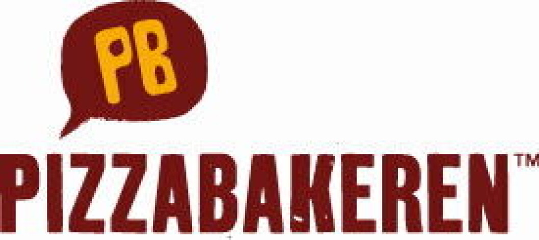 Pizzabakeren logo liggende Pizzabakeren logo liggende