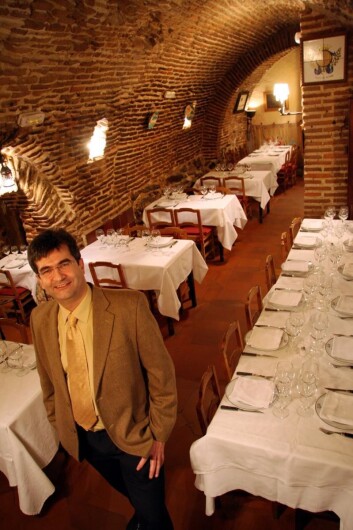 Carlos Gonzalez i El Botin, verdens eldste restaurant. (Foto: Morten Holt) Carlos Gonzalez i El Botin, verdens eldste restaurant. (Foto: Morten Holt)