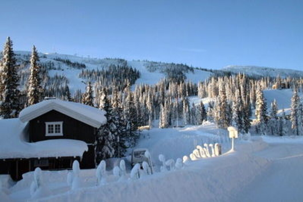 Hytte alpinanlegg fjellet Hytte alpinanlegg fjellet